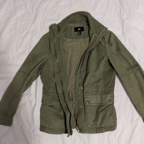 Women's army green jacket from H&M - Picture 2 of 3